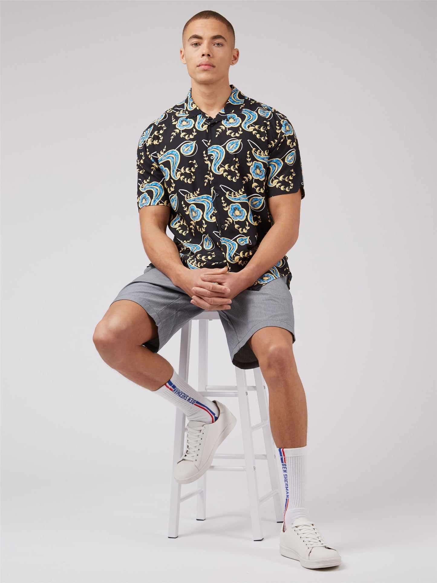 Ben Sherman Block Floral Shirt