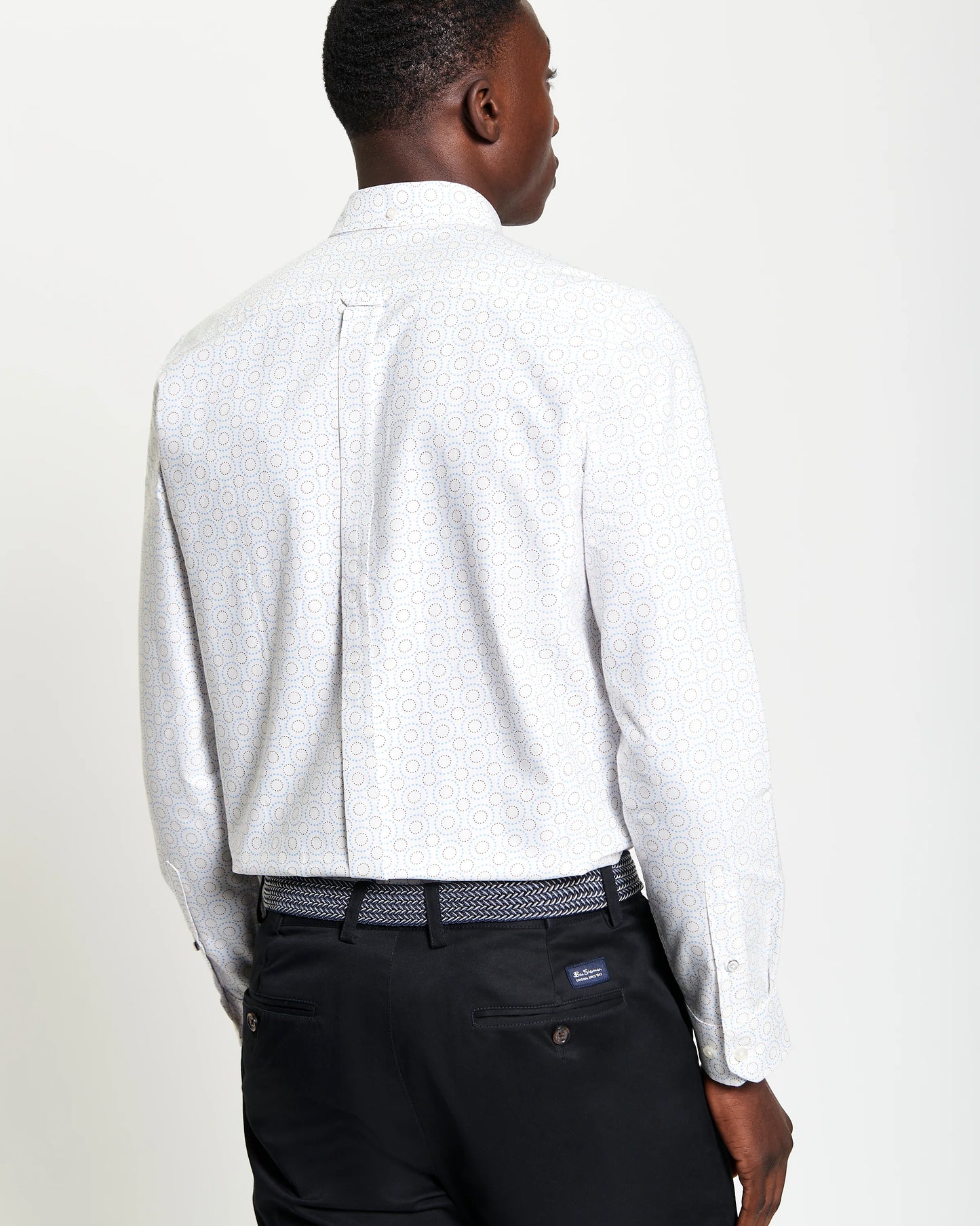 Ben Sherman Stipple Spot Long Sleeve Shirt