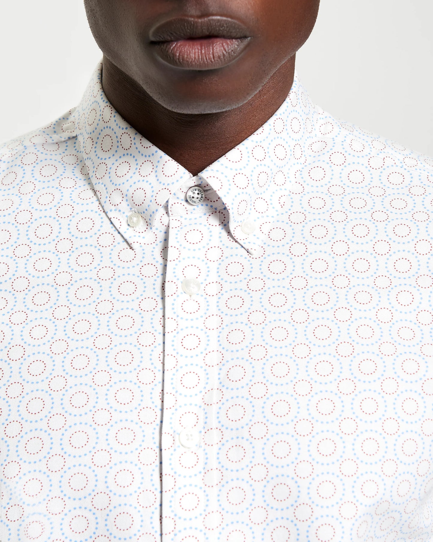 Ben Sherman Stipple Spot Long Sleeve Shirt
