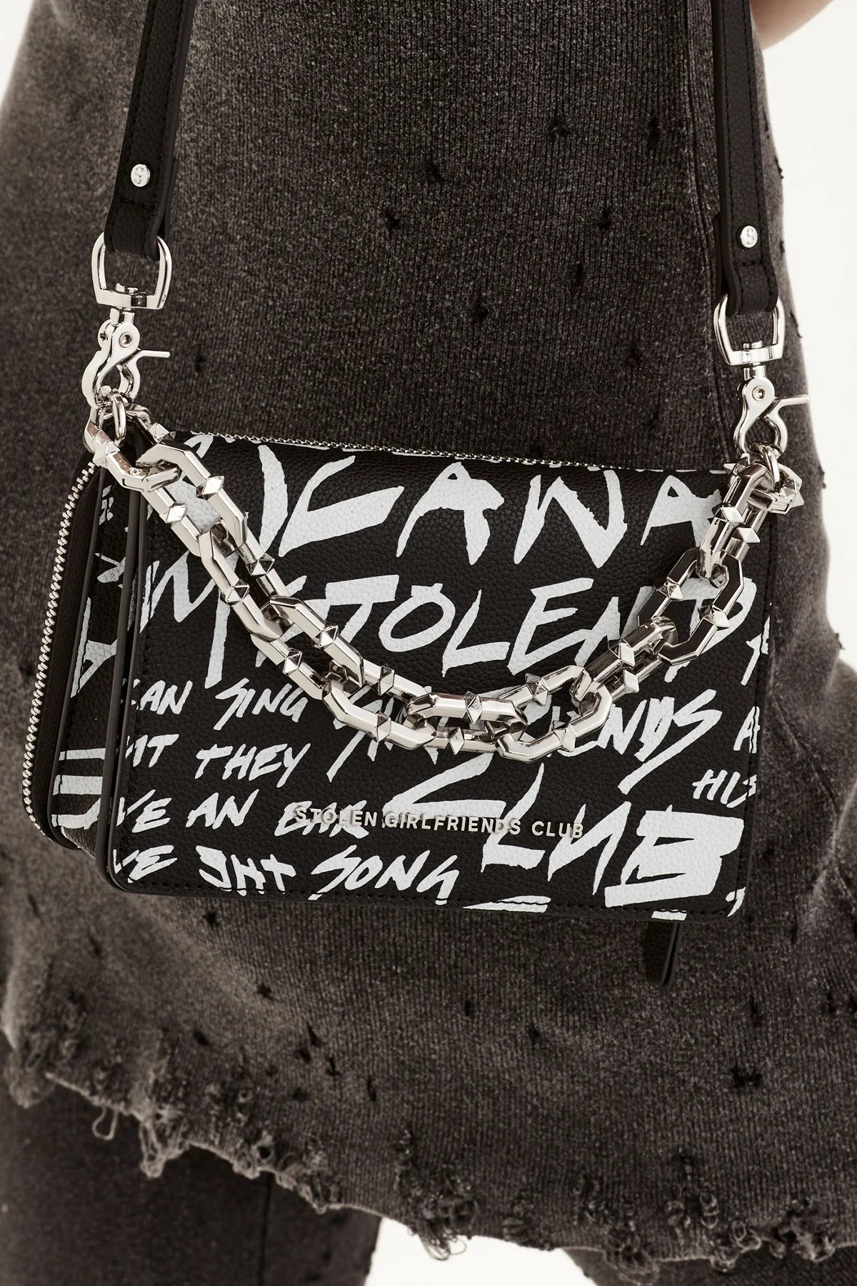 Stolen Girlfriends Club Little Trouble Bag Graffiti