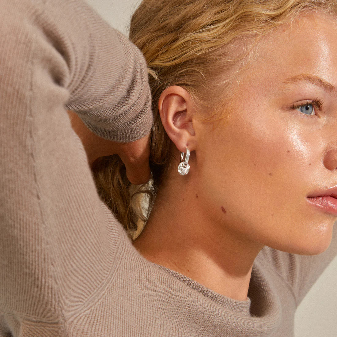 sisters matter silver earings