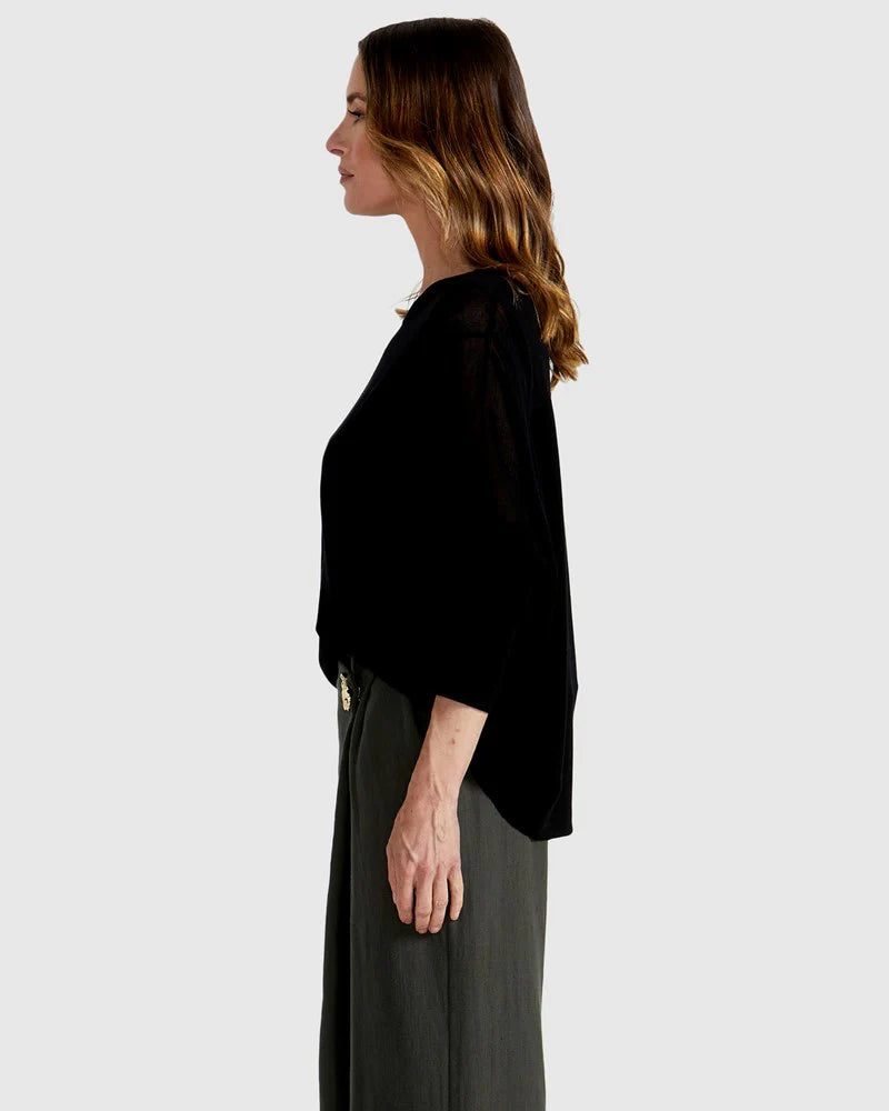 Fate+Becker Irises Knit Black