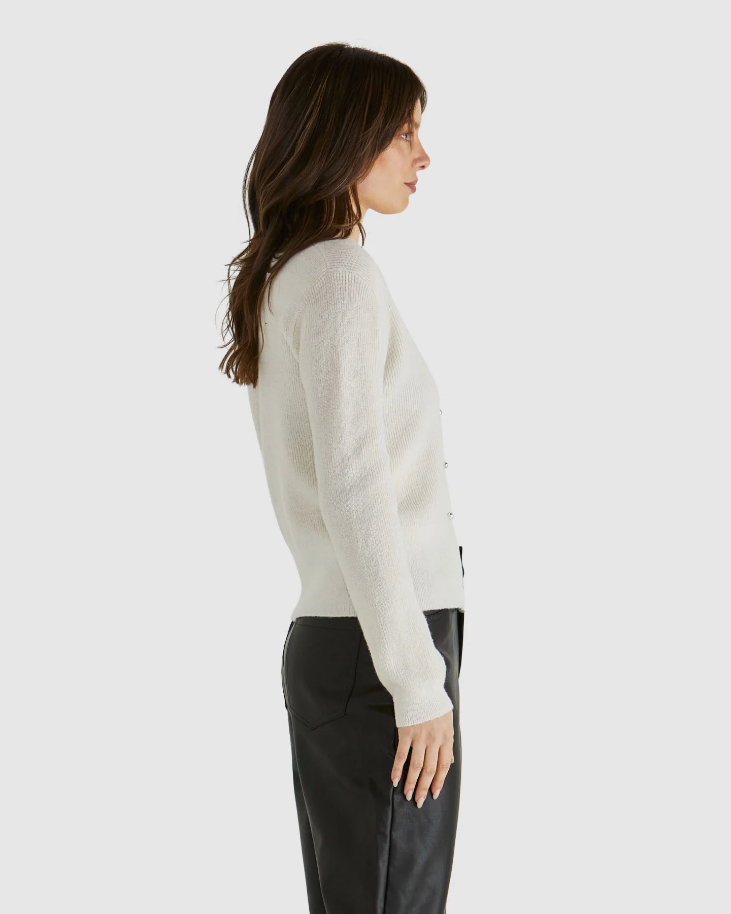 Sass Jagger Button Cardi
