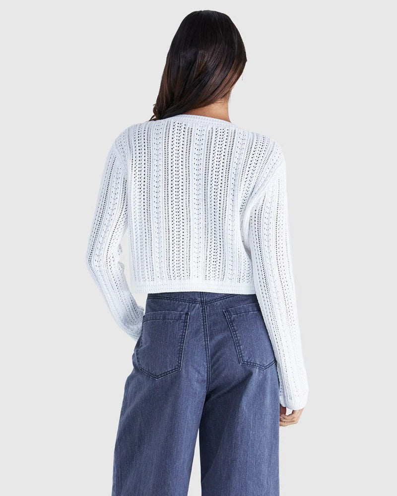 SASS Ari Cardi White