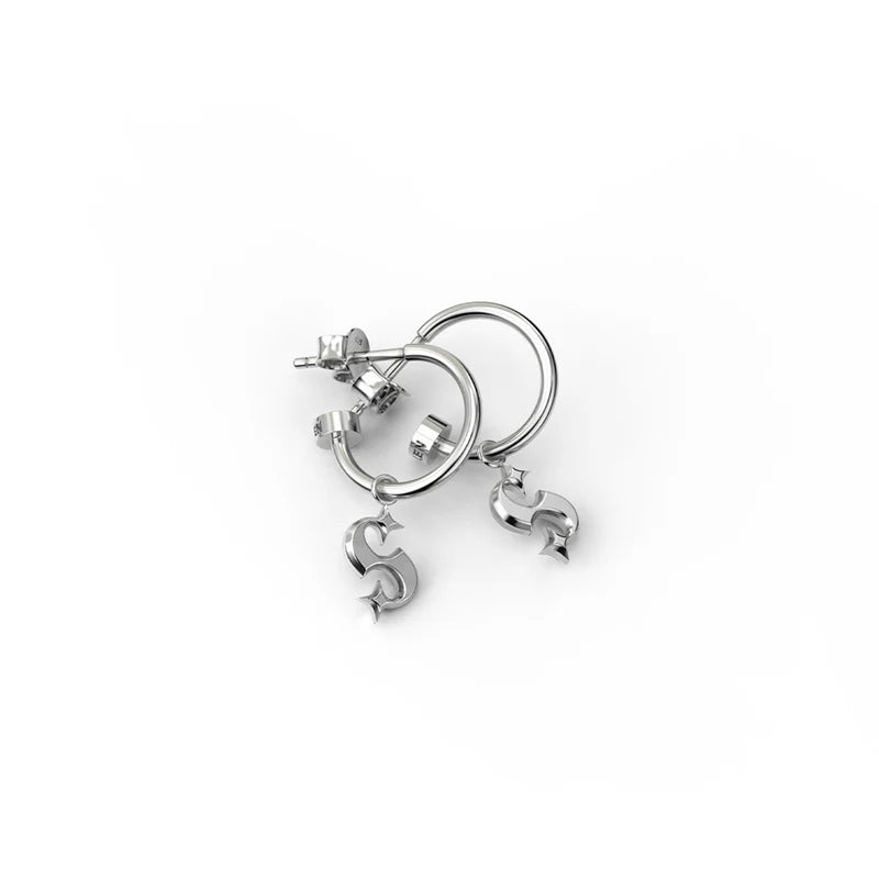 Stolen Girlfriend Hidden Heart Anchor Sleeper in Gold or Silver