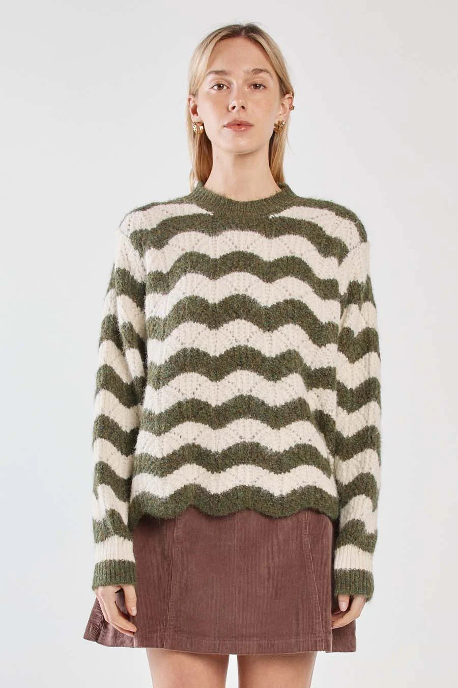 Sass Nikkita Wavy Stripe Knit