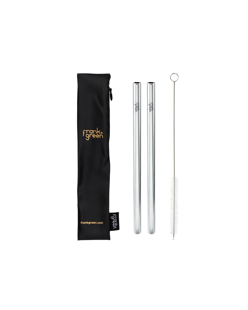 Frank Green Reusable Straw Pack Midnight 170mm