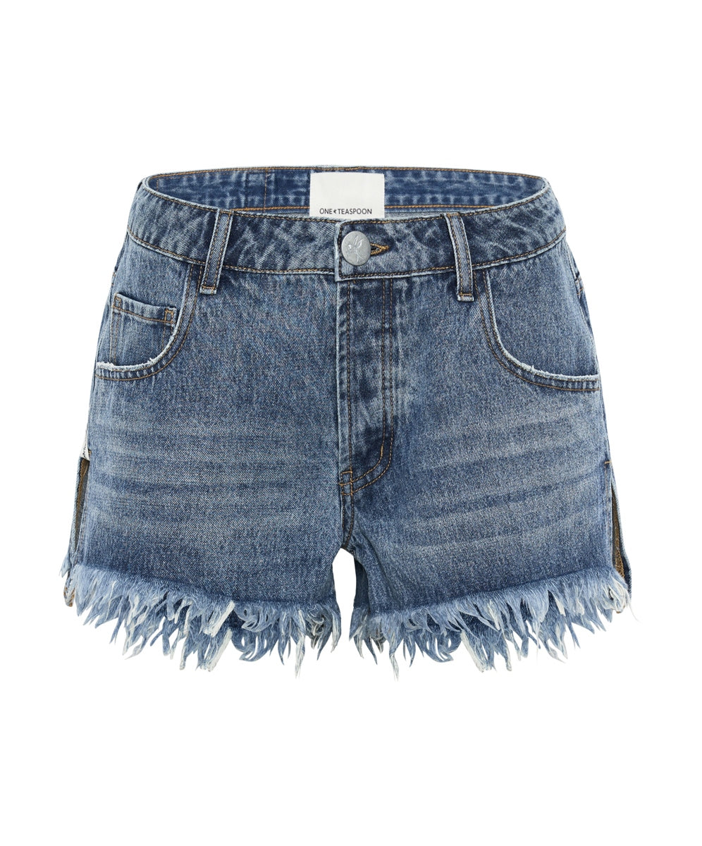 One Teaspoon Marlon Low Waist Boyfriend Short