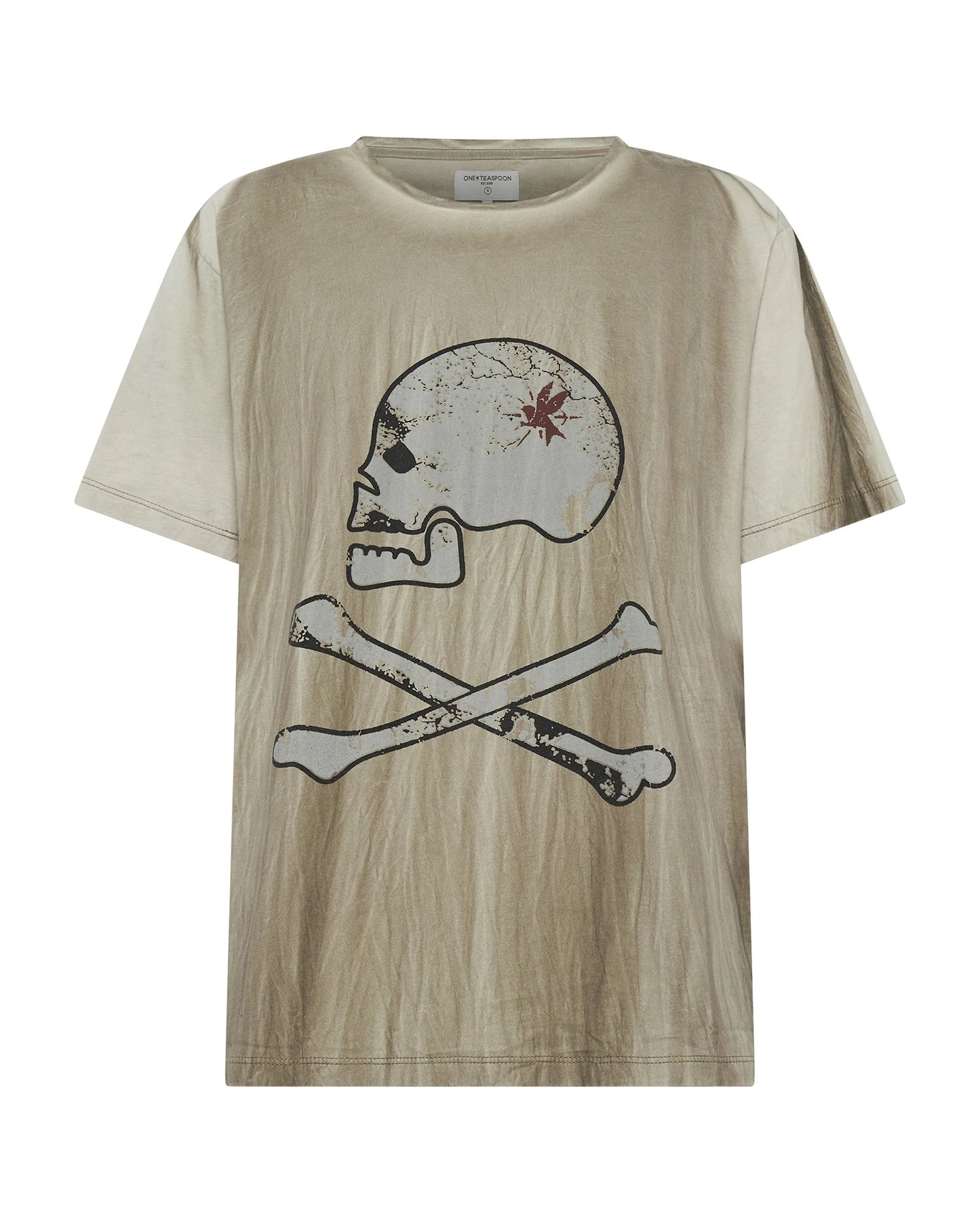One Teaspoon Skull And Bones Boyfriend Tee