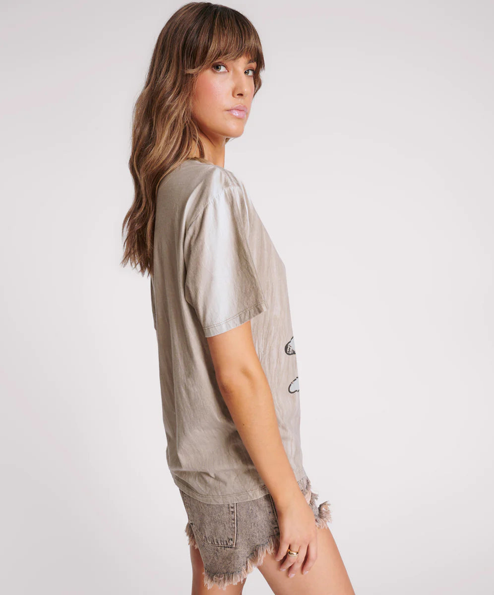 One Teaspoon Skull And Bones Boyfriend Tee