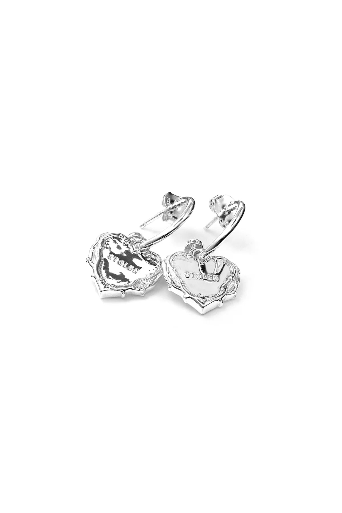 Stolen Girlfriends Club Thorned Heart Anchor Sleepers Stirling Silver