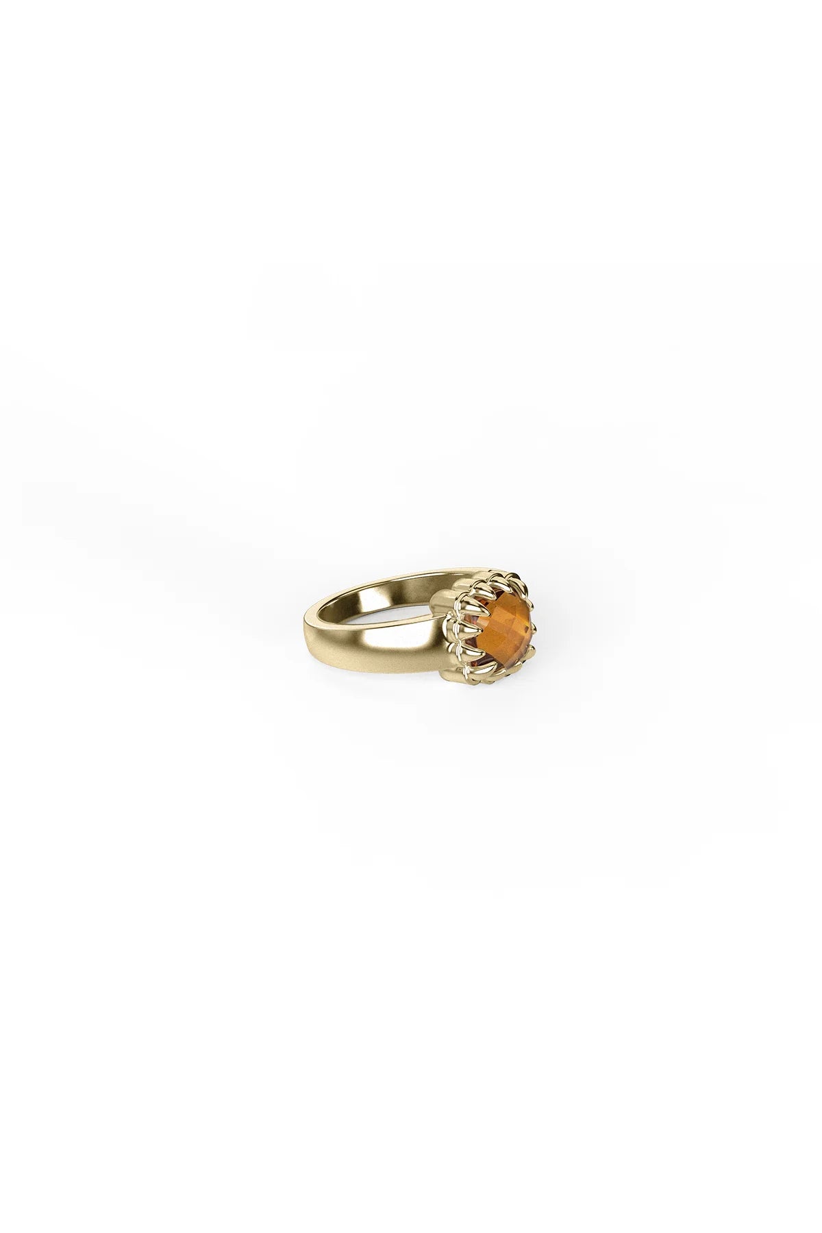 Stolen Girlfriend Club Baby Claw Ring Gold Plated Size Q