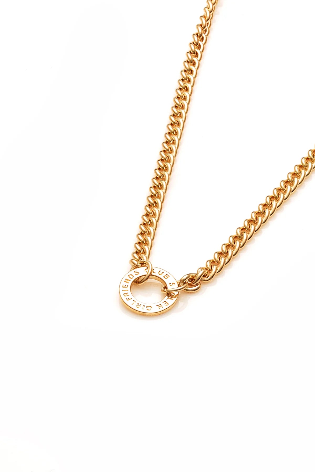 Stolen Girlfriends Club Halo Necklace - Gold Plated
