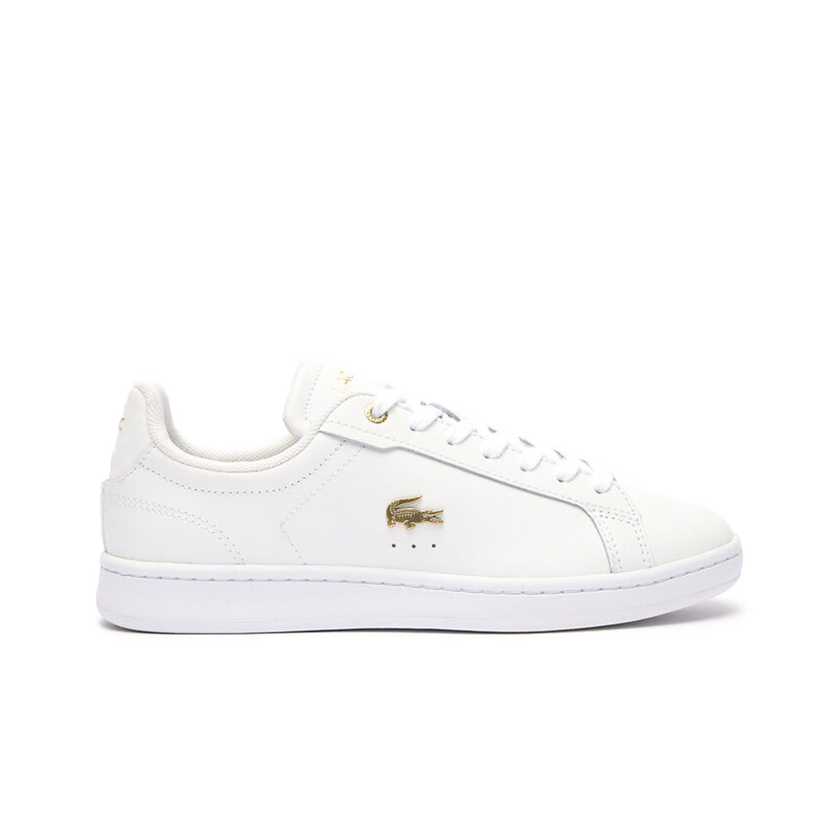 Lacoste Carnaby Pro White/Gold Leather