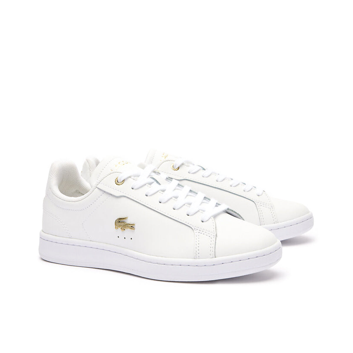 Lacoste Carnaby Pro White/Gold Leather