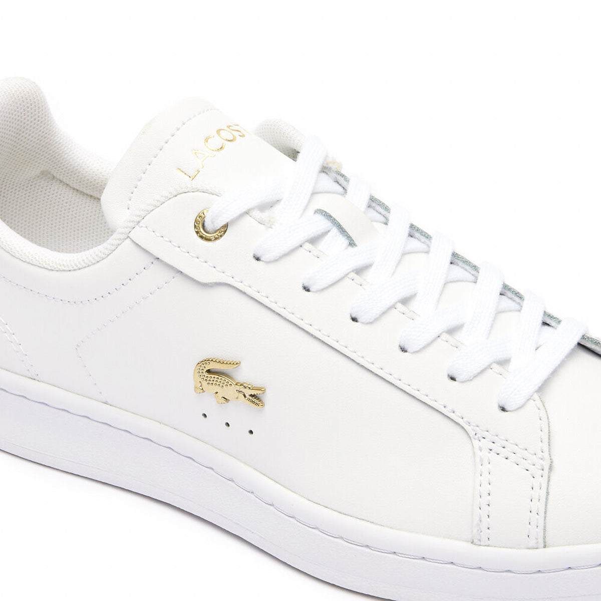Lacoste Carnaby Pro White/Gold Leather