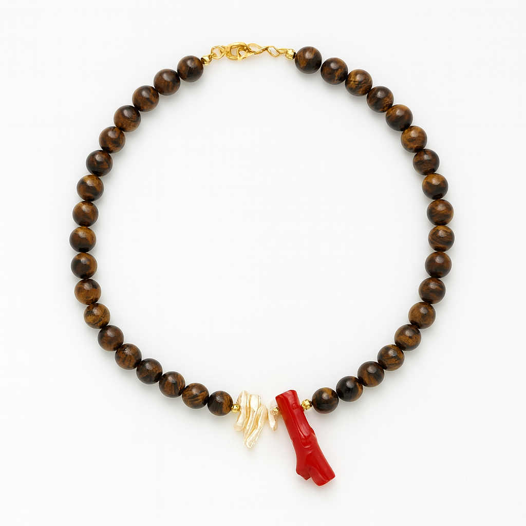 Me The Label The Ember Coral Necklace