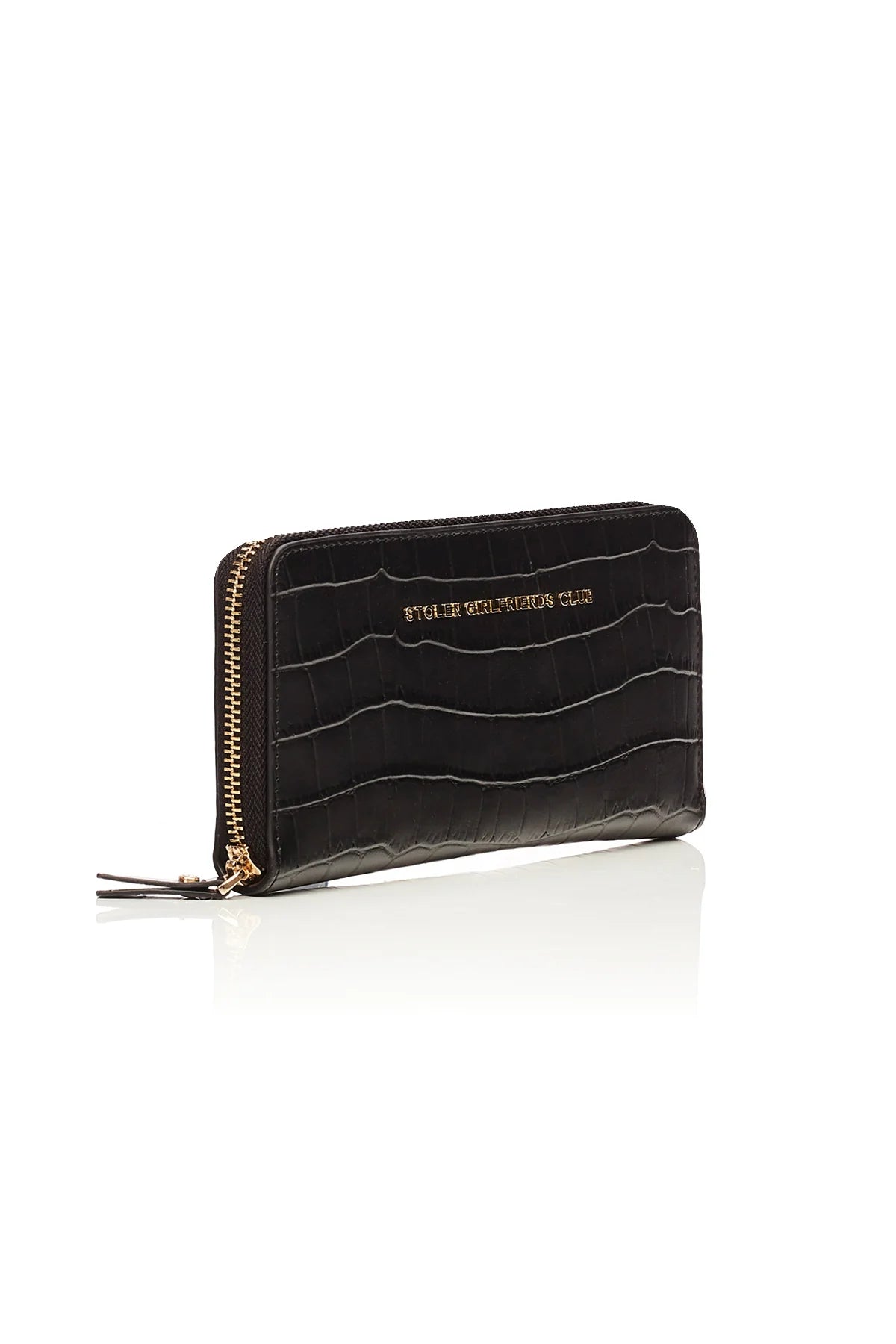 Stolen Girlfriends Club Big Trouble Wallet Matte Black/Gold