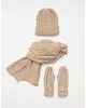 Stella+Gemma Scarf/Mitten/Beanie Tripple Set