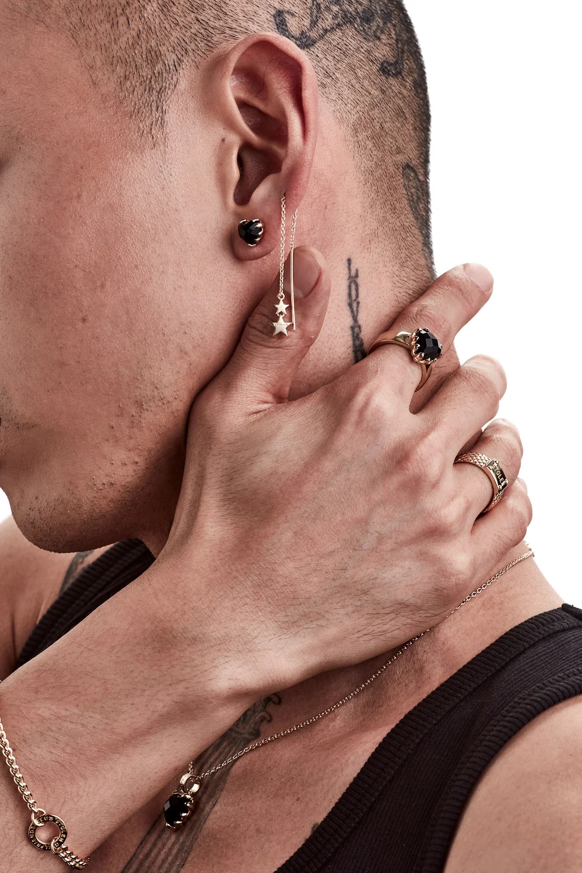 Stolen Girlfriends Club Love Claw Earrings - Gold Plated