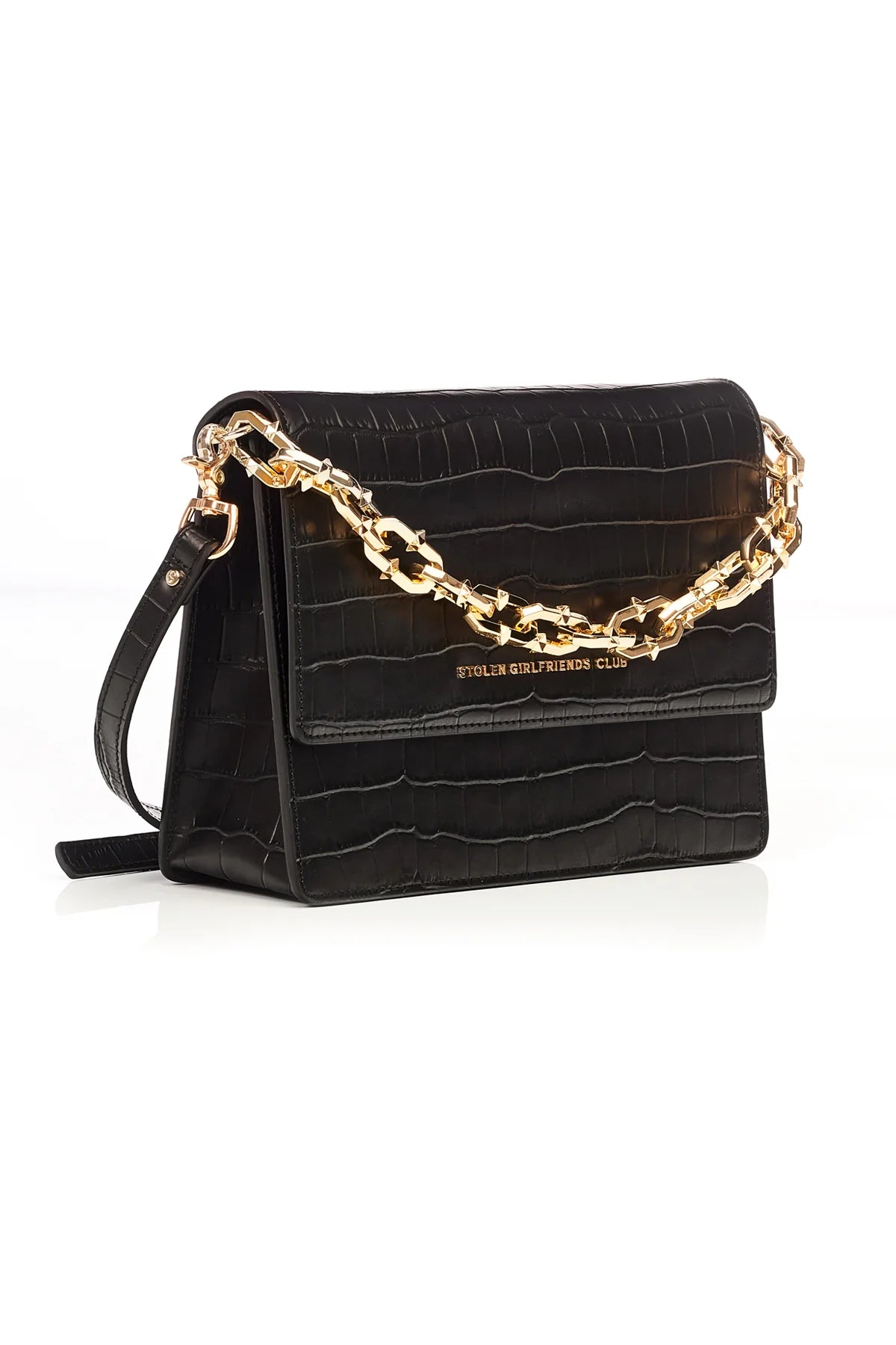 Stolen Girlfriends Club Big Trouble Bag Matte Black/Gold