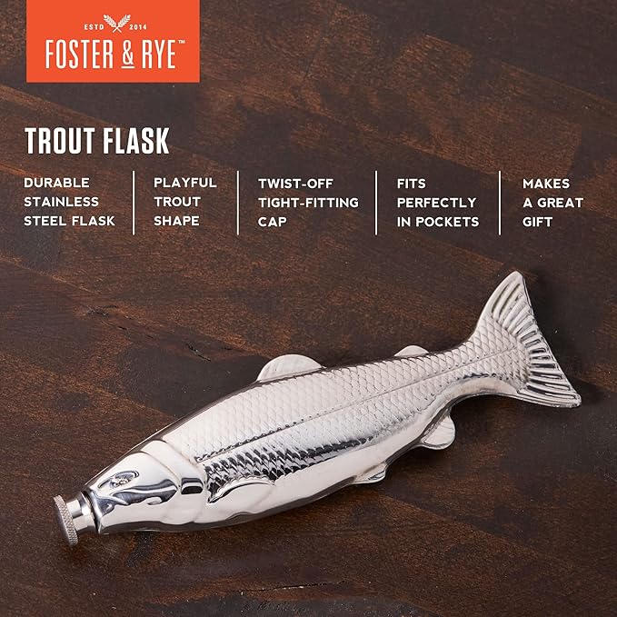 Foster & Rye Trout Flask