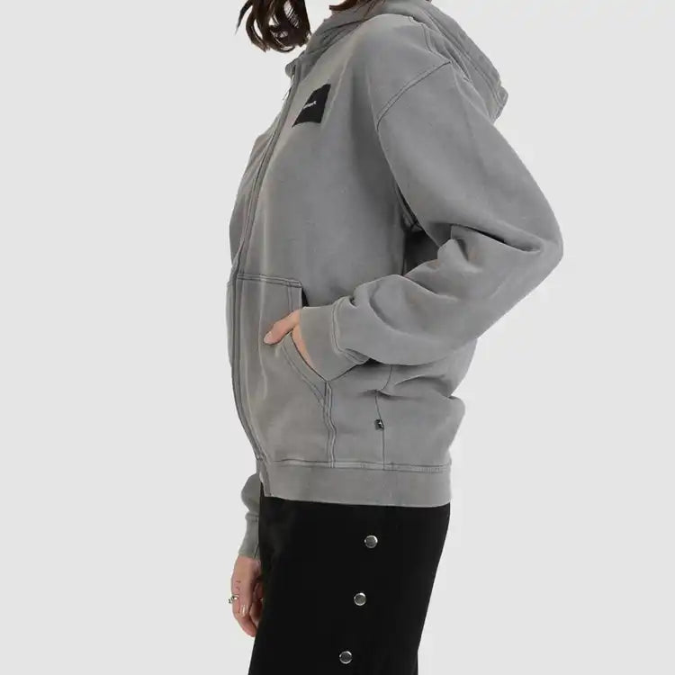 Federation Axle Zip Up Woven Badge Slate