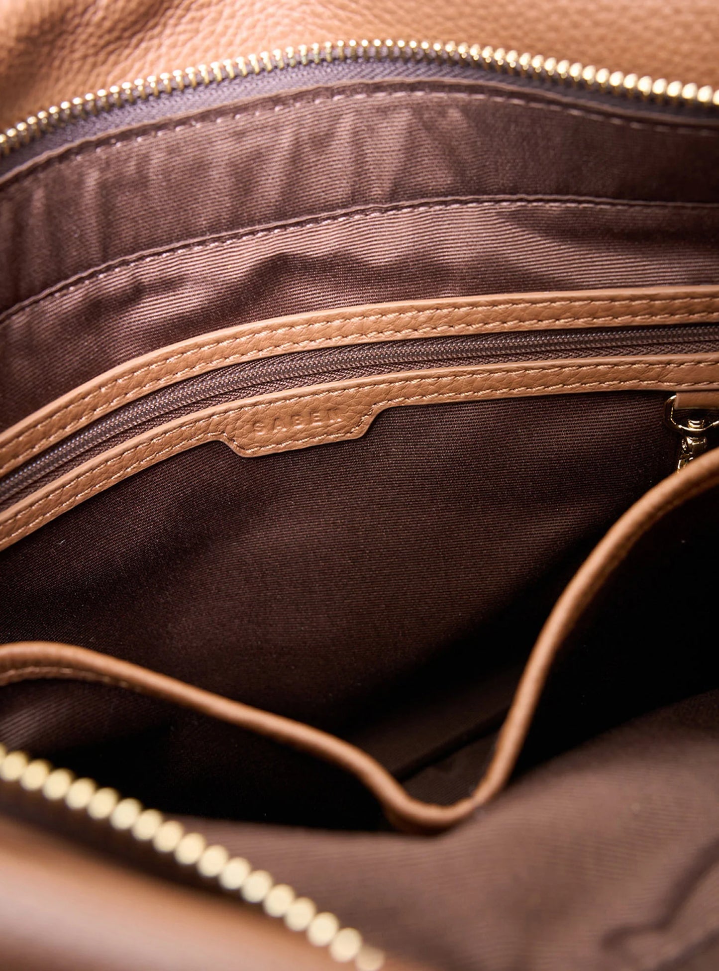 Saben Becks Shoulder Bag Tan Luxe