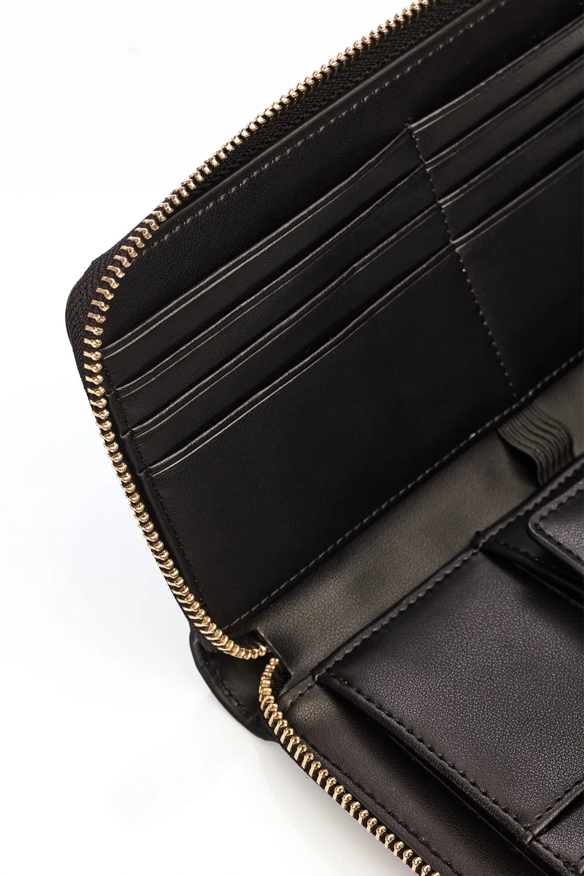 Stolen Girlfriends Club Big Trouble Wallet Matte Black/Gold
