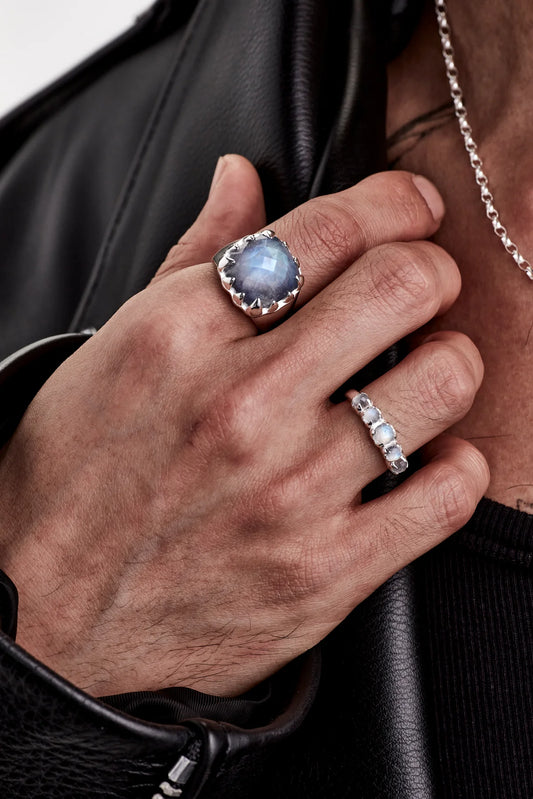 Stolen Girlfriends Club Claw Ring Moonstone