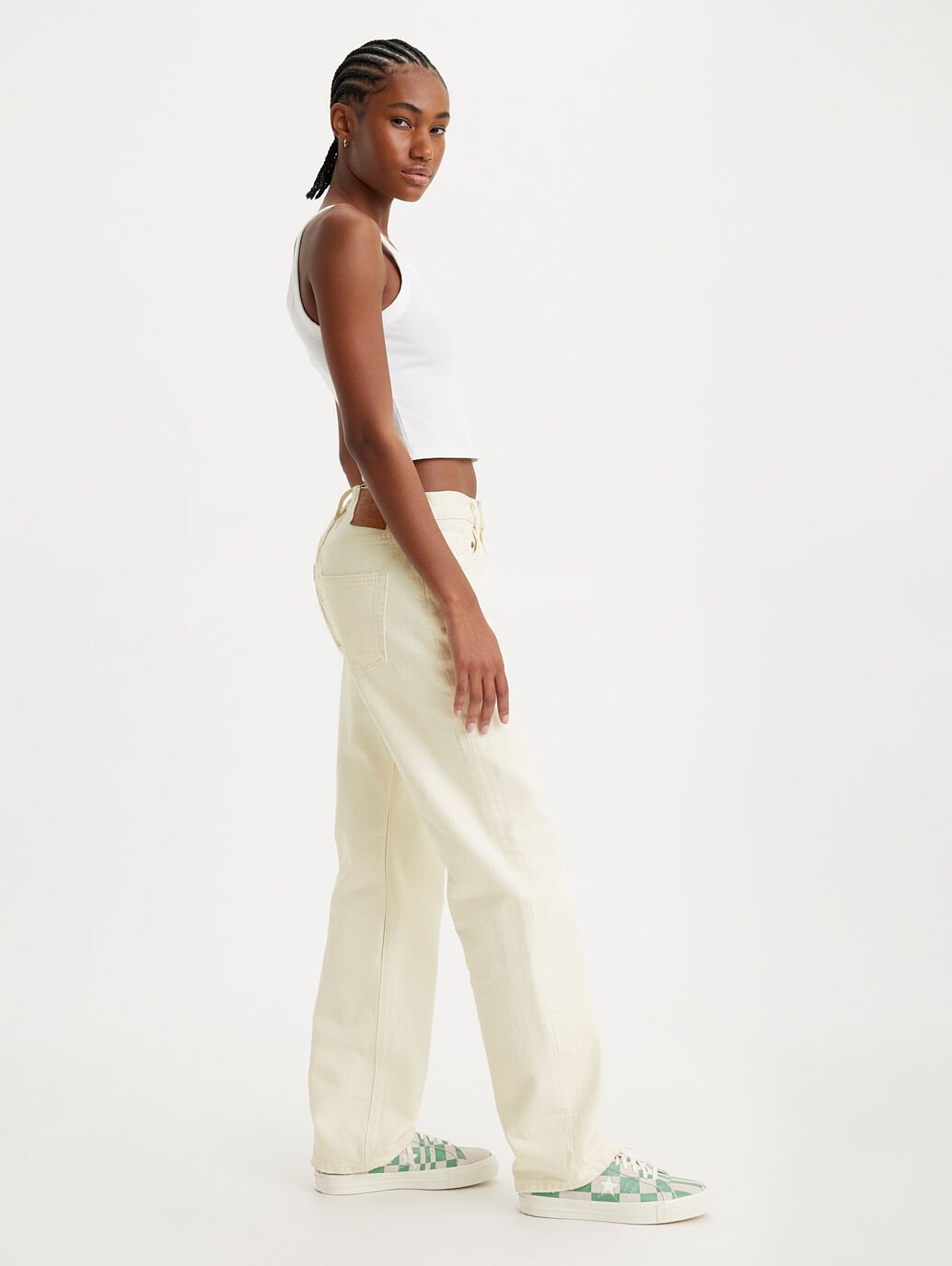 Levi's Women's 501 '90s Jean - Ecru Booper