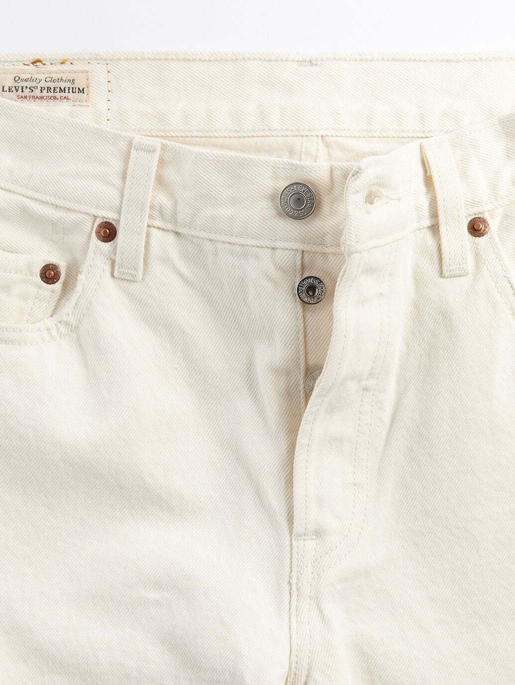 Levi's Women's 501 '90s Jean - Ecru Booper