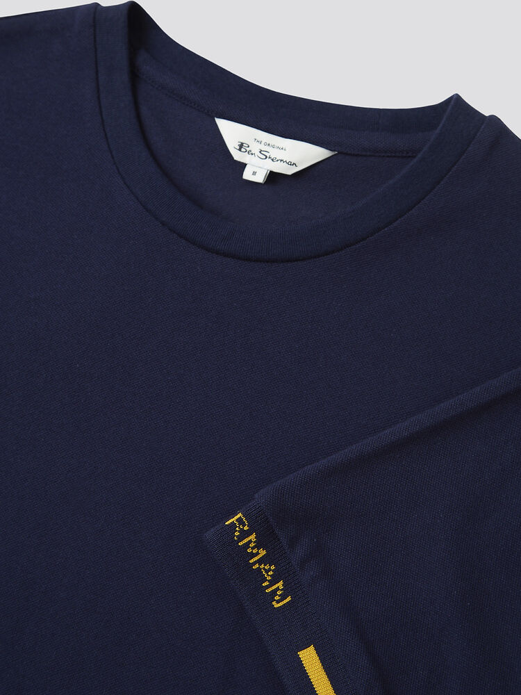 Ben Sherman Pique Tee Marine