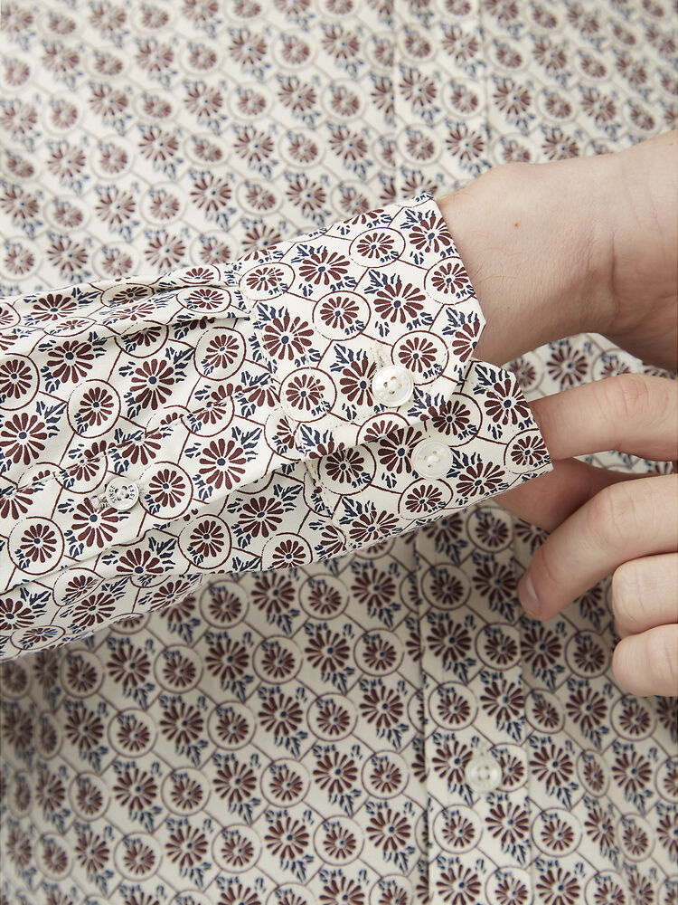 Ben Sherman Block Botanical Print Shirt