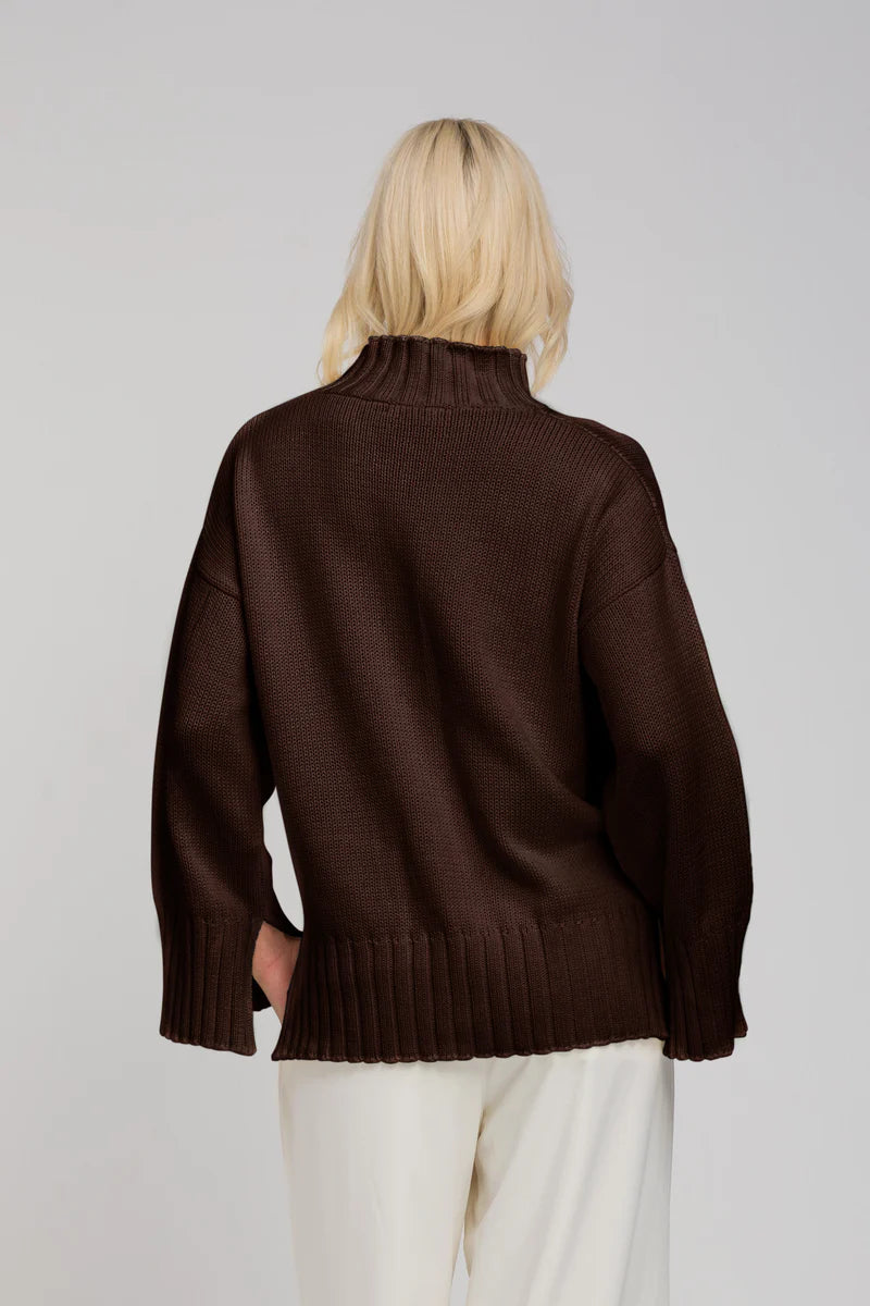Blak Bring It Back Jumper in Chocolate