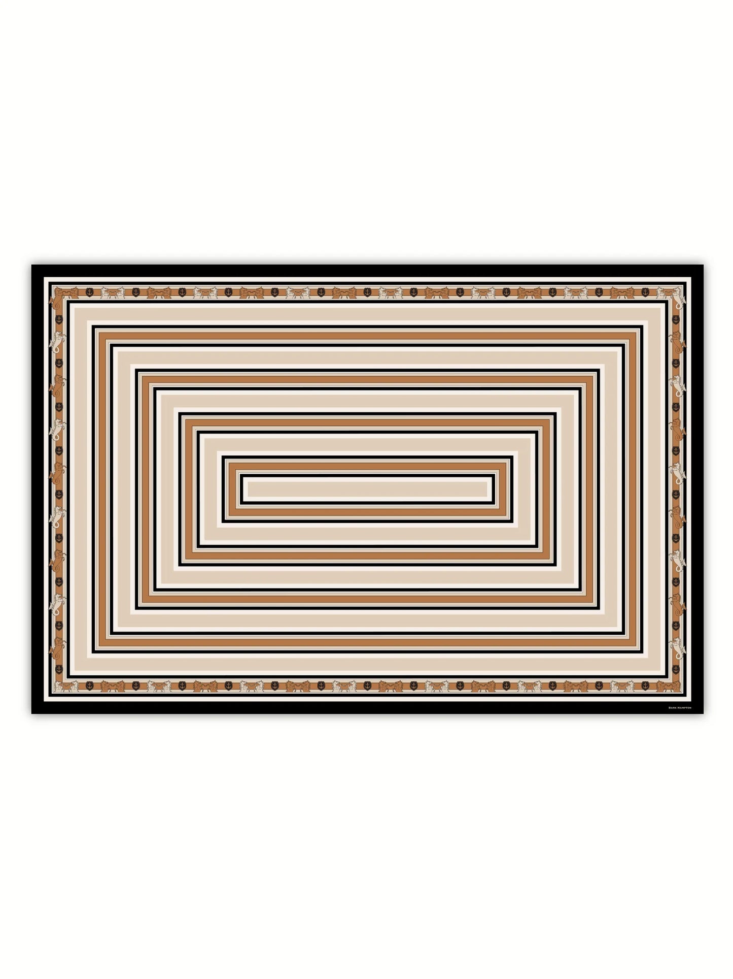 Dark Hampton The Brown Versatile Scarf