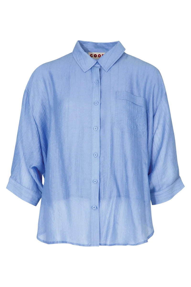Cooper Unbuttoned, Unbothered Top