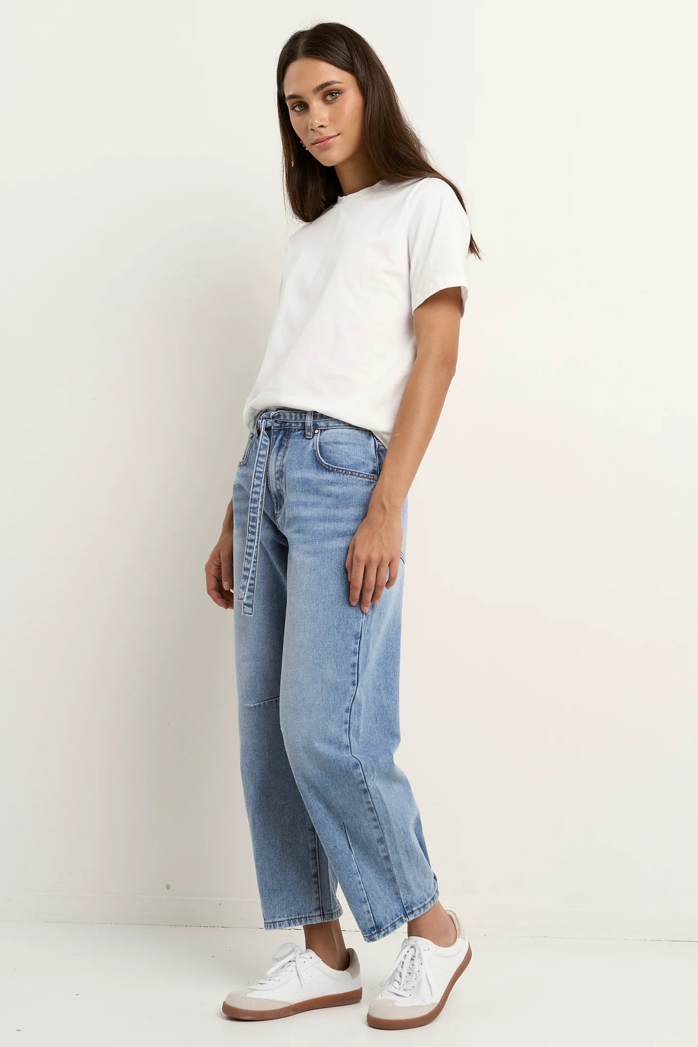 Stories Be Told Campus Light Blue Barrell Jeans