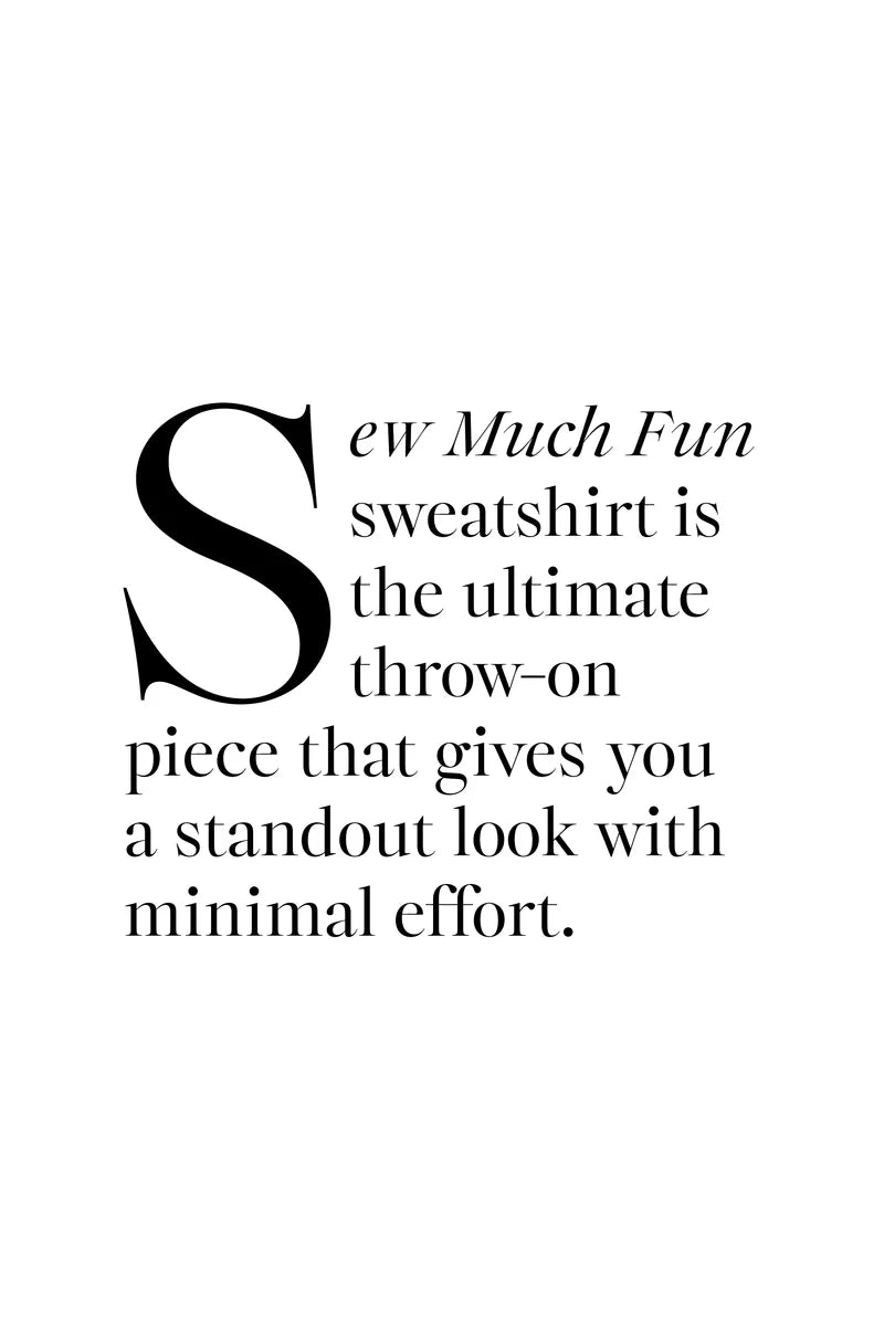 Coop Sew Much Fun Sweatshirt