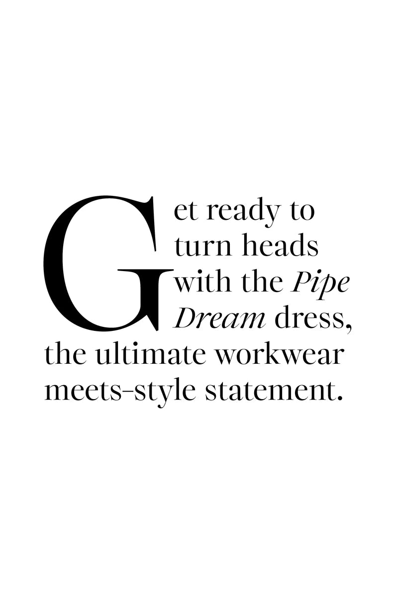 Coop Pipe Dream Dress