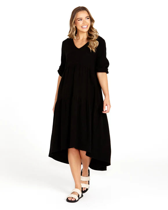 Sass Bridie Tiered Midi Dress