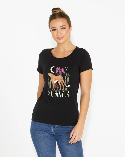 Sass Kingsley Printed Tee