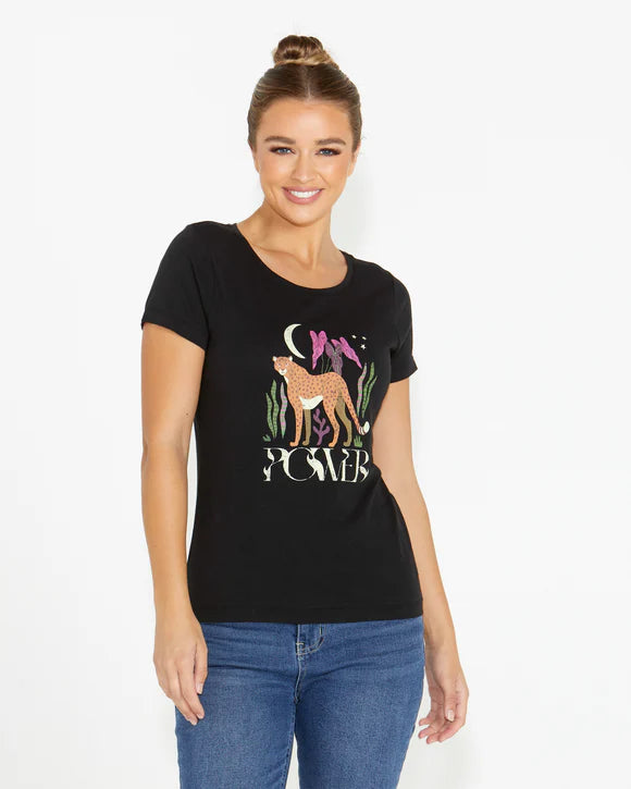 Sass Kingsley Printed Tee