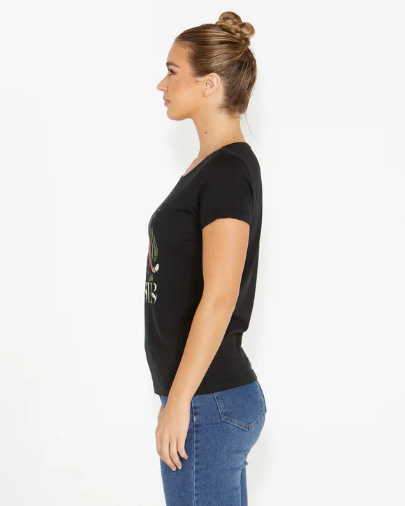 Sass Kingsley Printed Tee