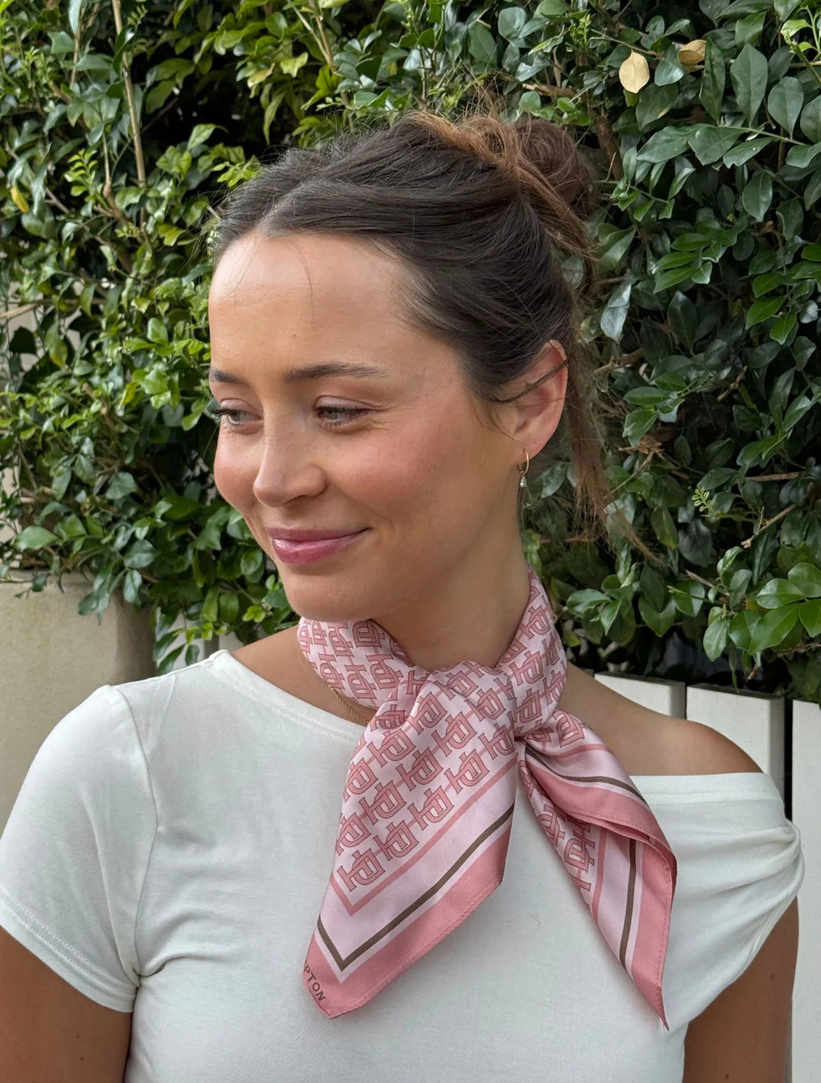 Dark Hampton - THE PETITE ELLWOOD SILK SCARF