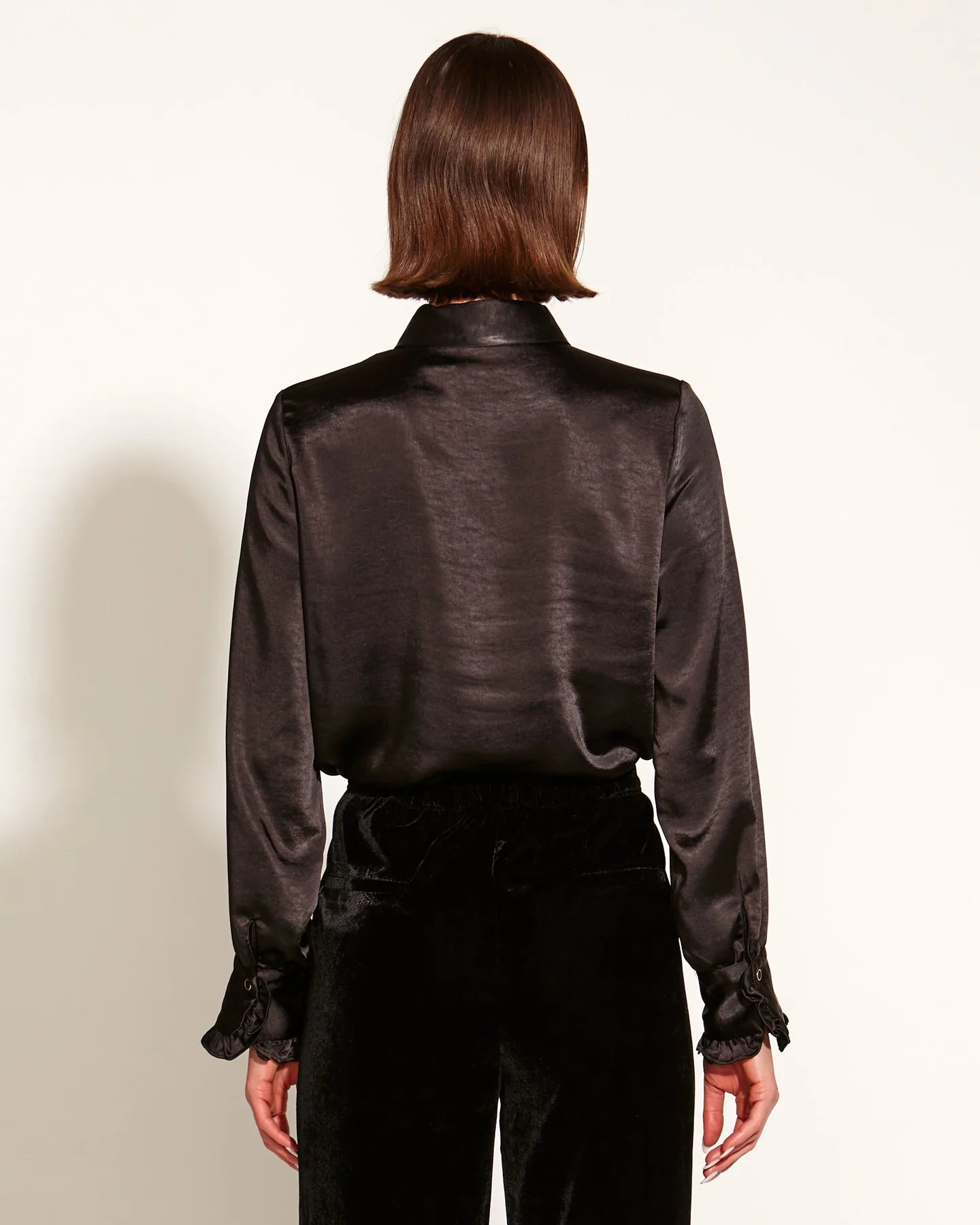 Fate+Becker Only She Knows Ruffle Shirt