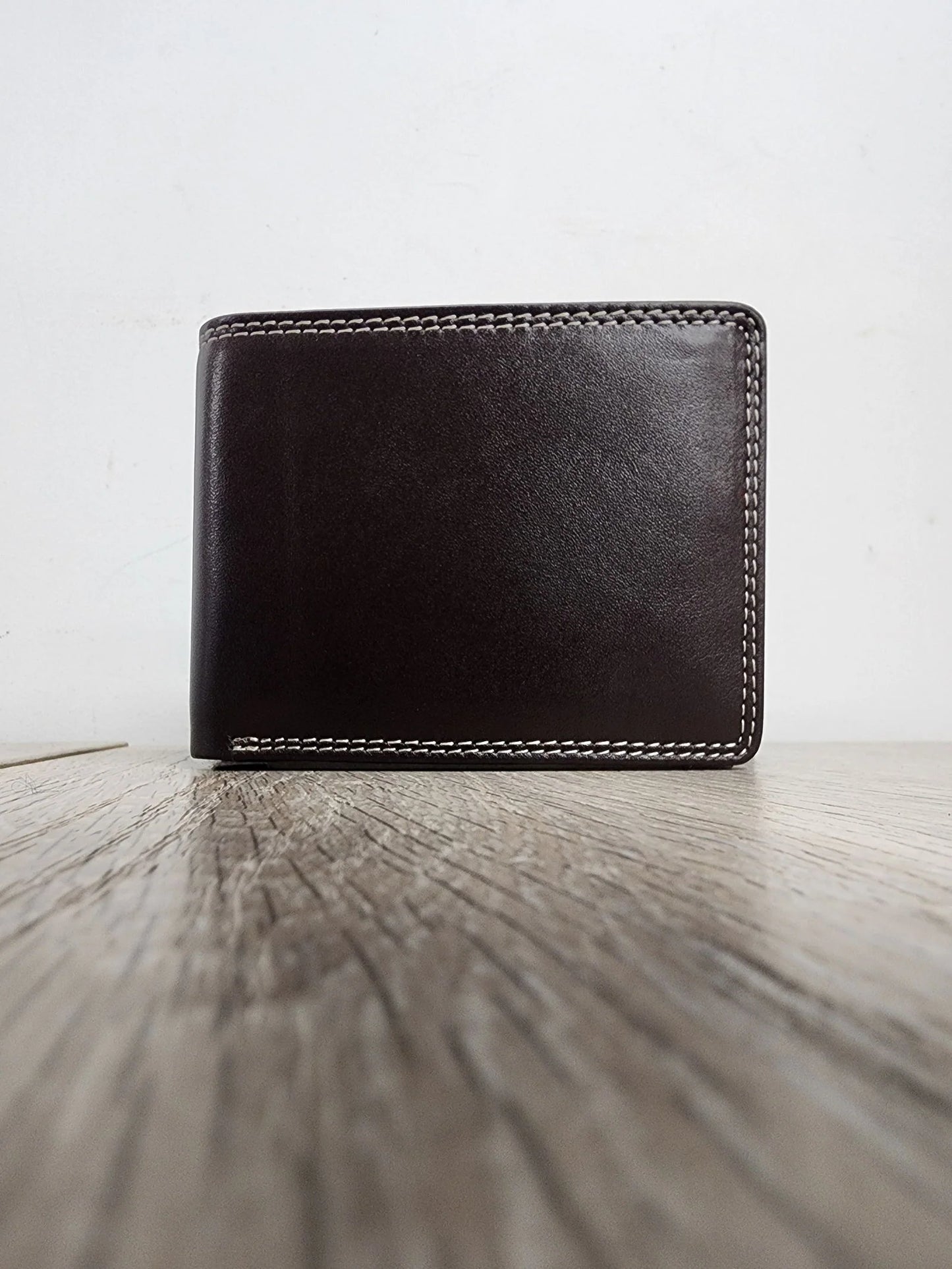 Down Under Chocolate Leather Wallet - NZ Brands