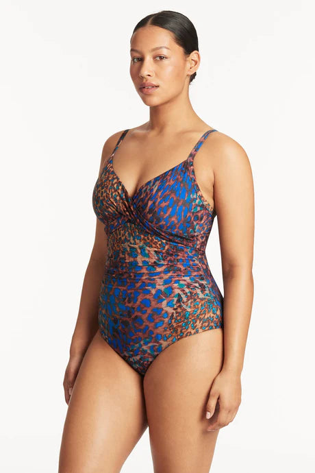 Sea Level Hunter Twist Front DD/E Cup One Piece