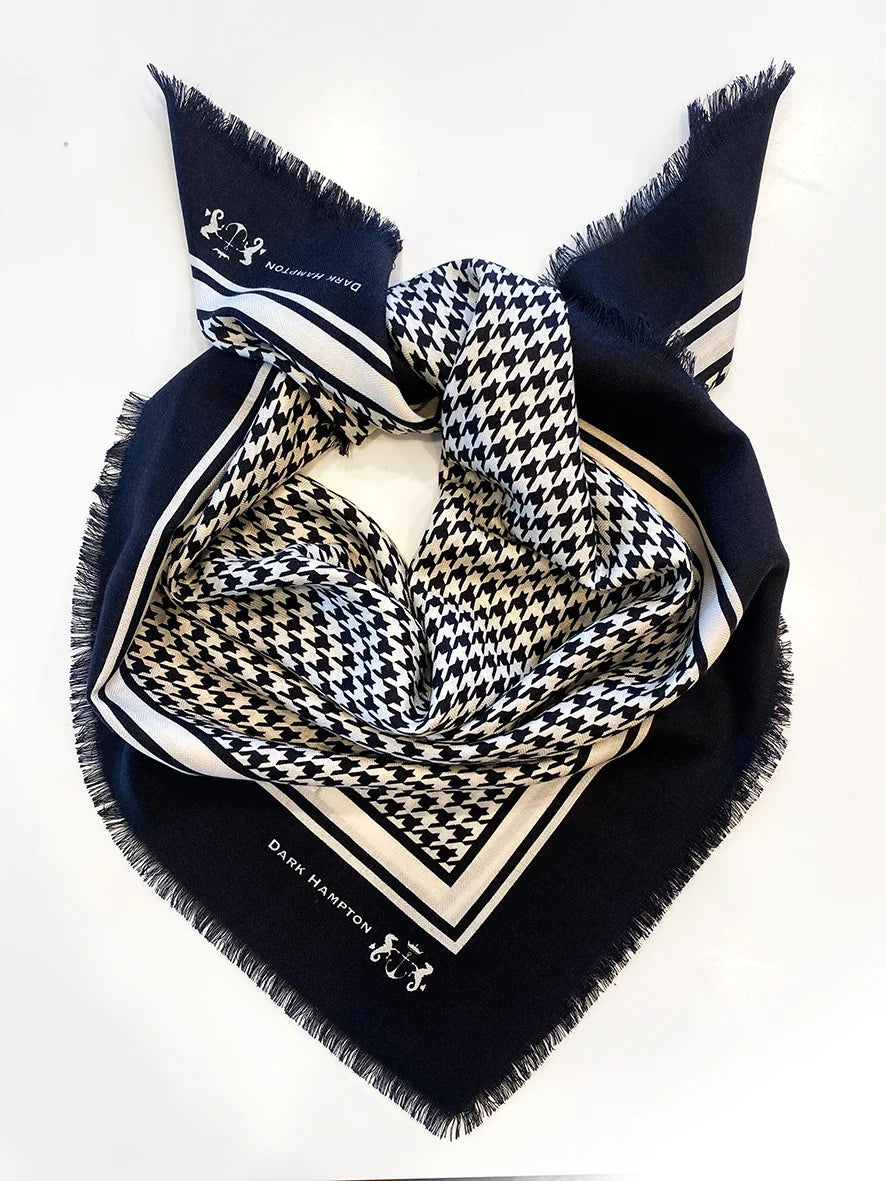 Dark Hampton- The Hunter Pettie Wool-Silk Scarf