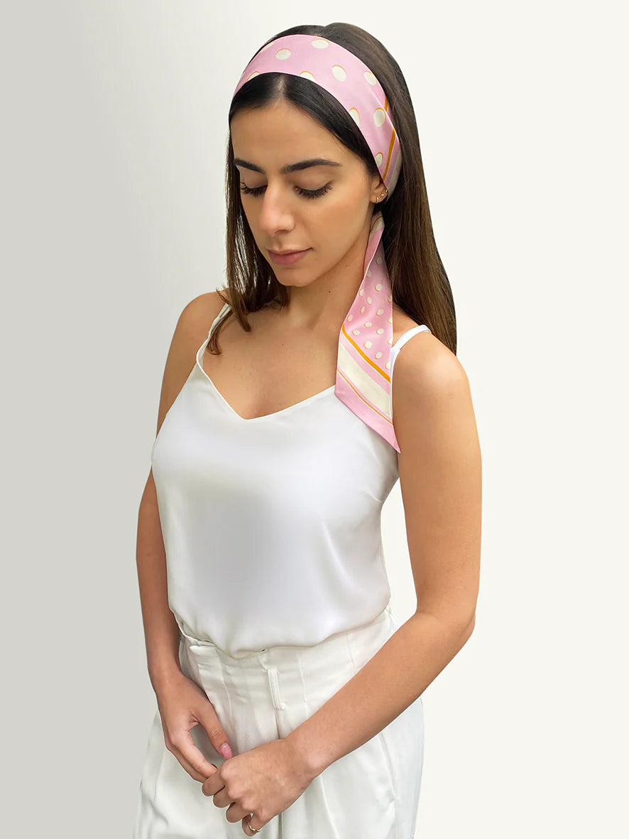 Dark Hampton Silk Twilly